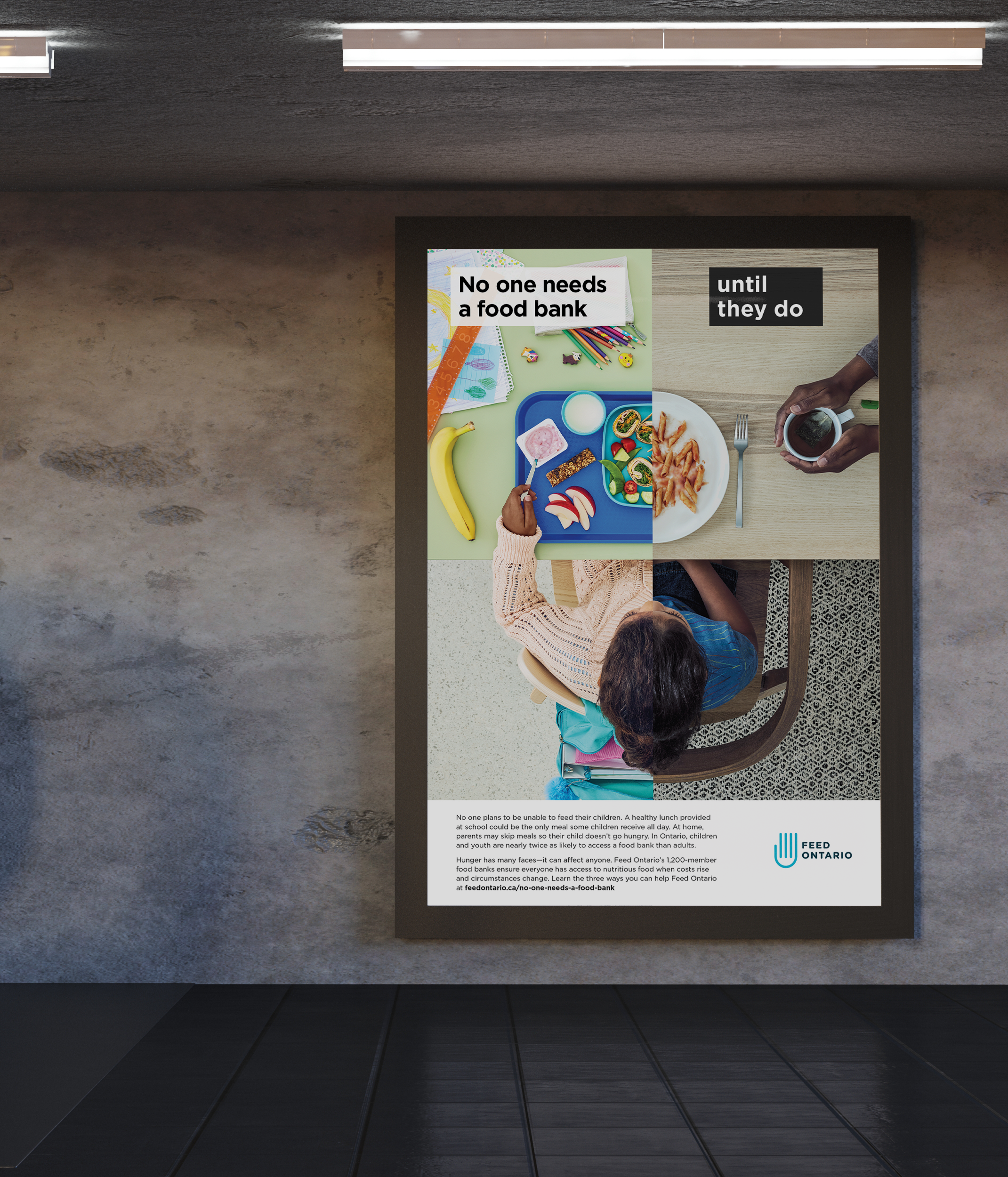 Feed Ontario Child and Parent Poster - Provincial Communications Campaign